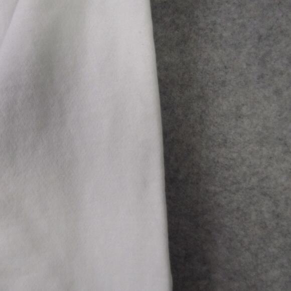 Champion Hoodie Mens Large White Reverse Weave Pullover Fleece C Logo Sleeve - Picture 8 of 9